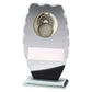 Clipped Oval Glass - Basketball