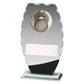 Clipped Oval Glass - Basketball