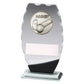 Clipped Oval Glass - Hockey