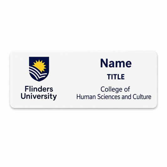 Flinders Uni Name Badge