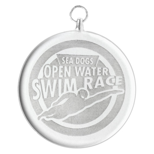 Glass Medal - Round