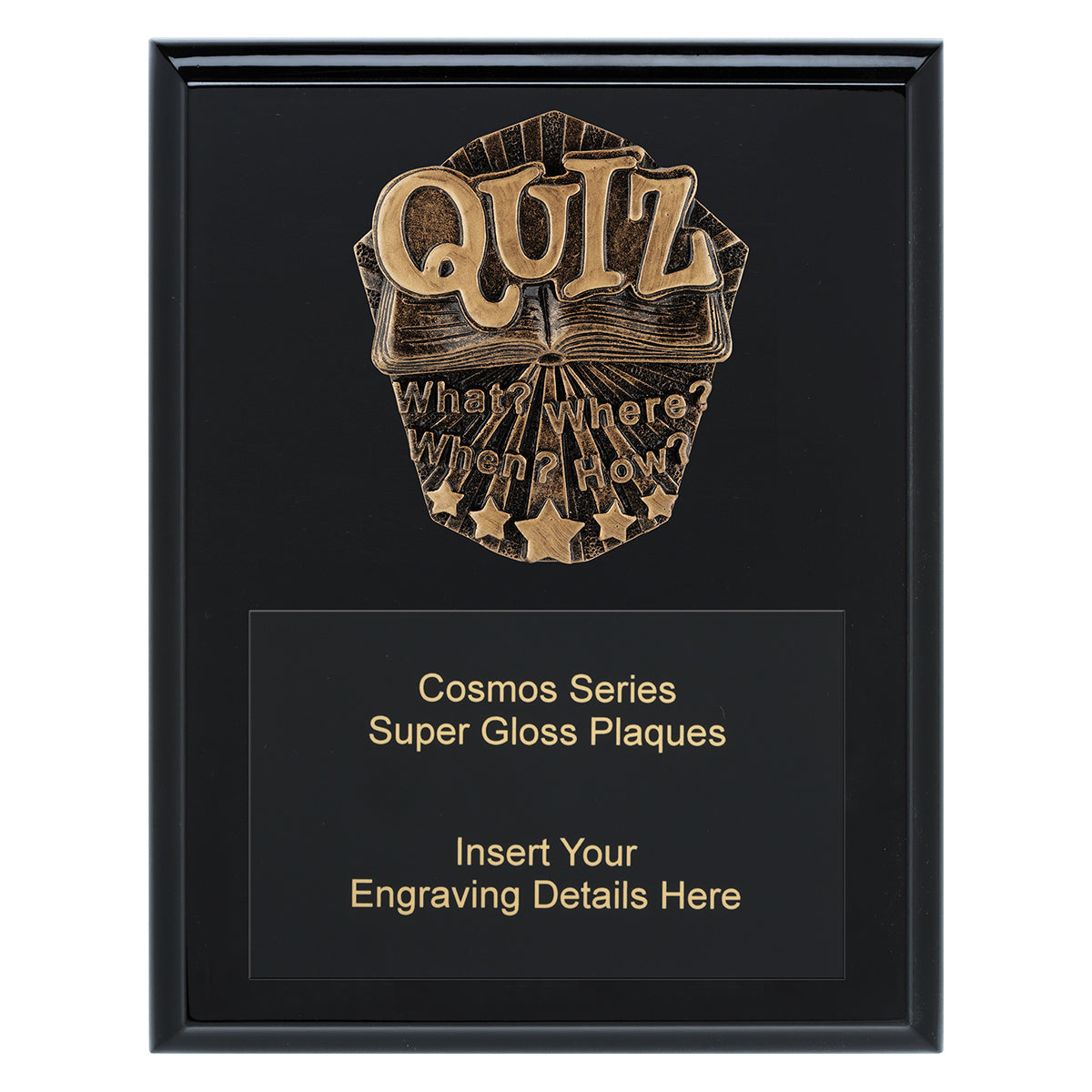 Cosmos Super Plaque - Quiz
