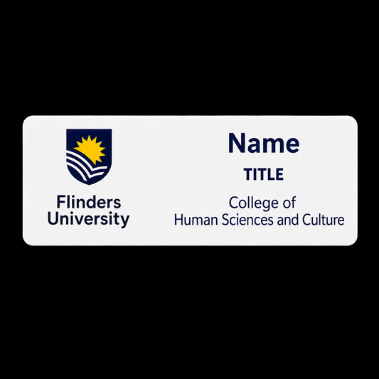 Flinders Uni Name Badge