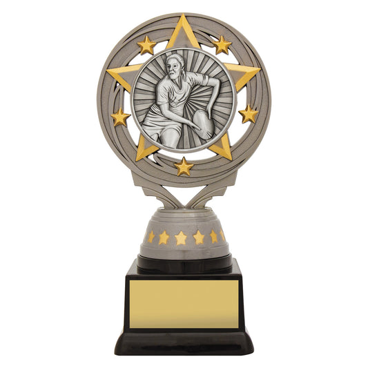 Silver Female Rugby Torch