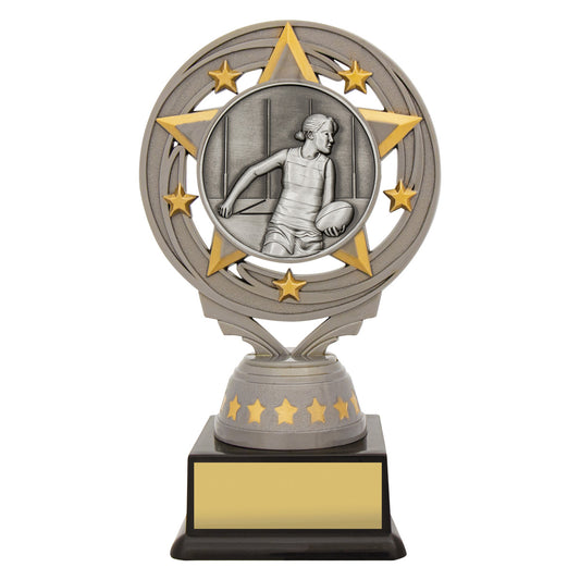 Silver Female Footy Torch