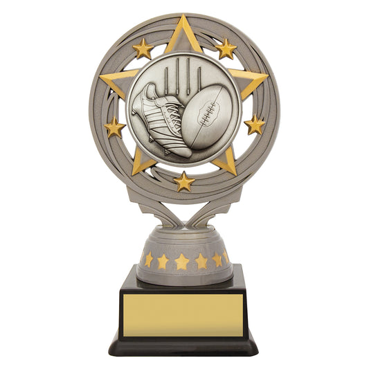 Silver Aussie Rules Torch