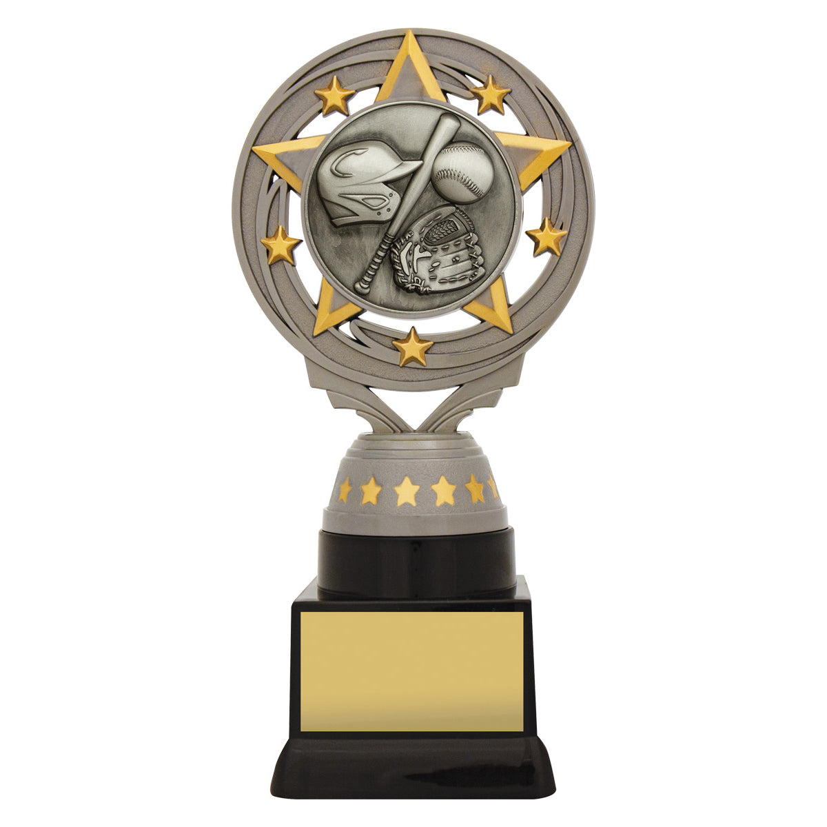 Silver Baseball Torch