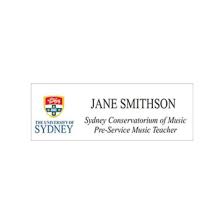 SYDNEY UNIVERSITY NAME BADGE