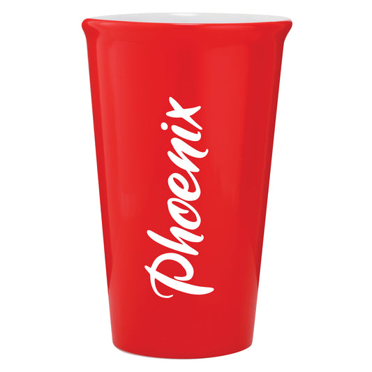Red Latte Mug