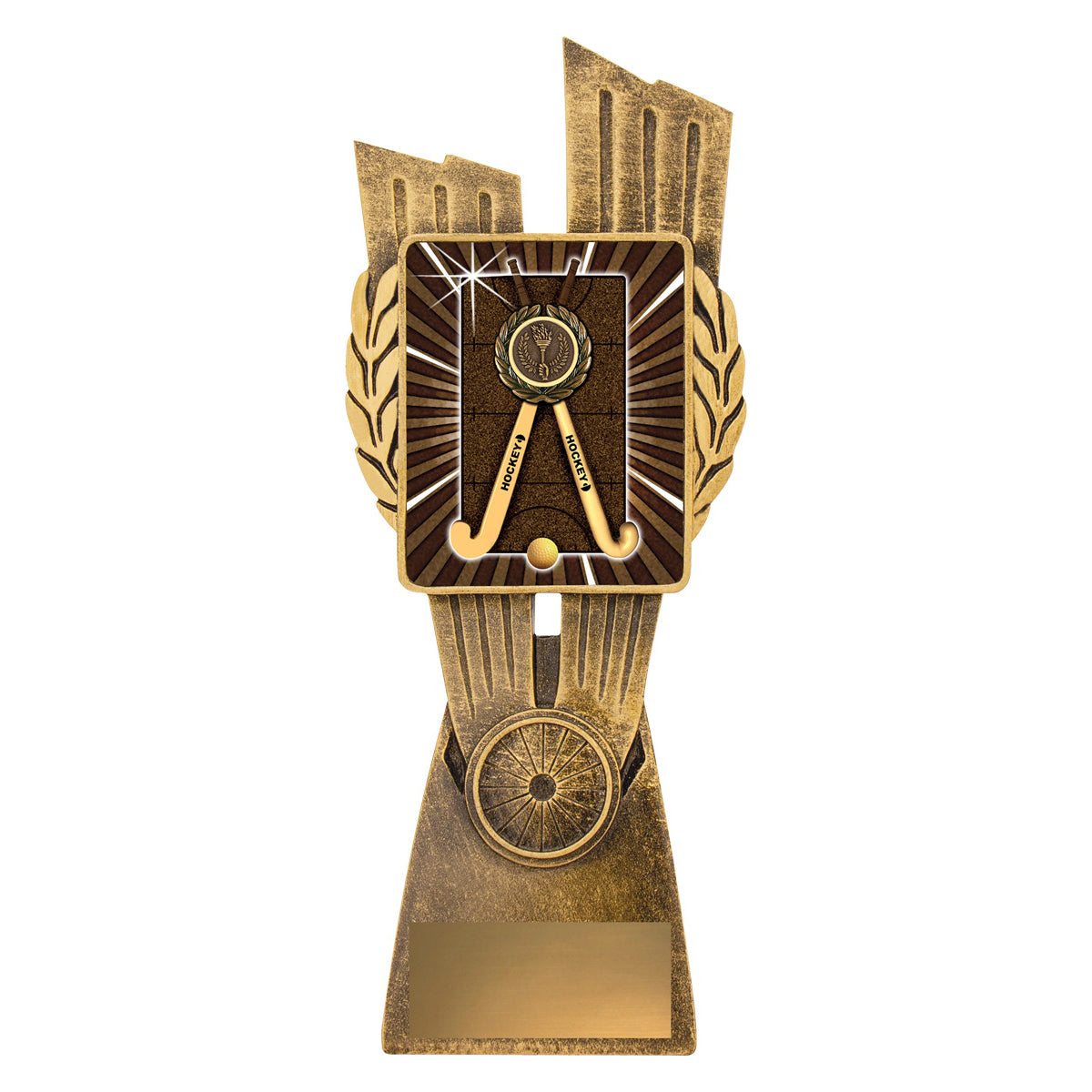 Antique Gold Lynx - Hockey