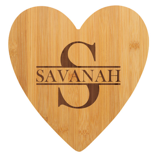 Bamboo Board - Heart