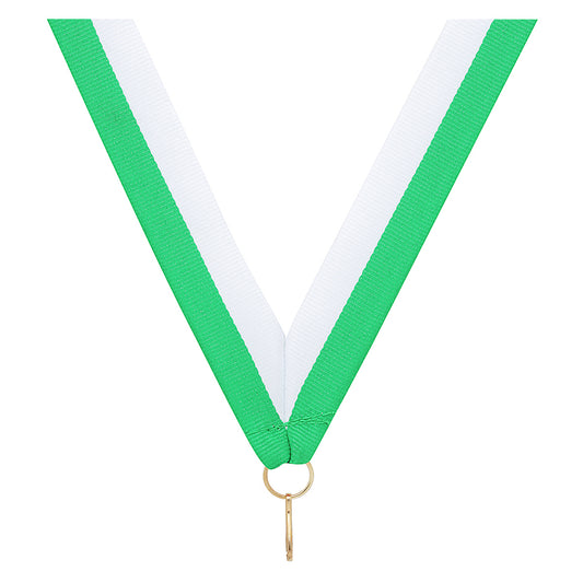 Green / White Ribbon