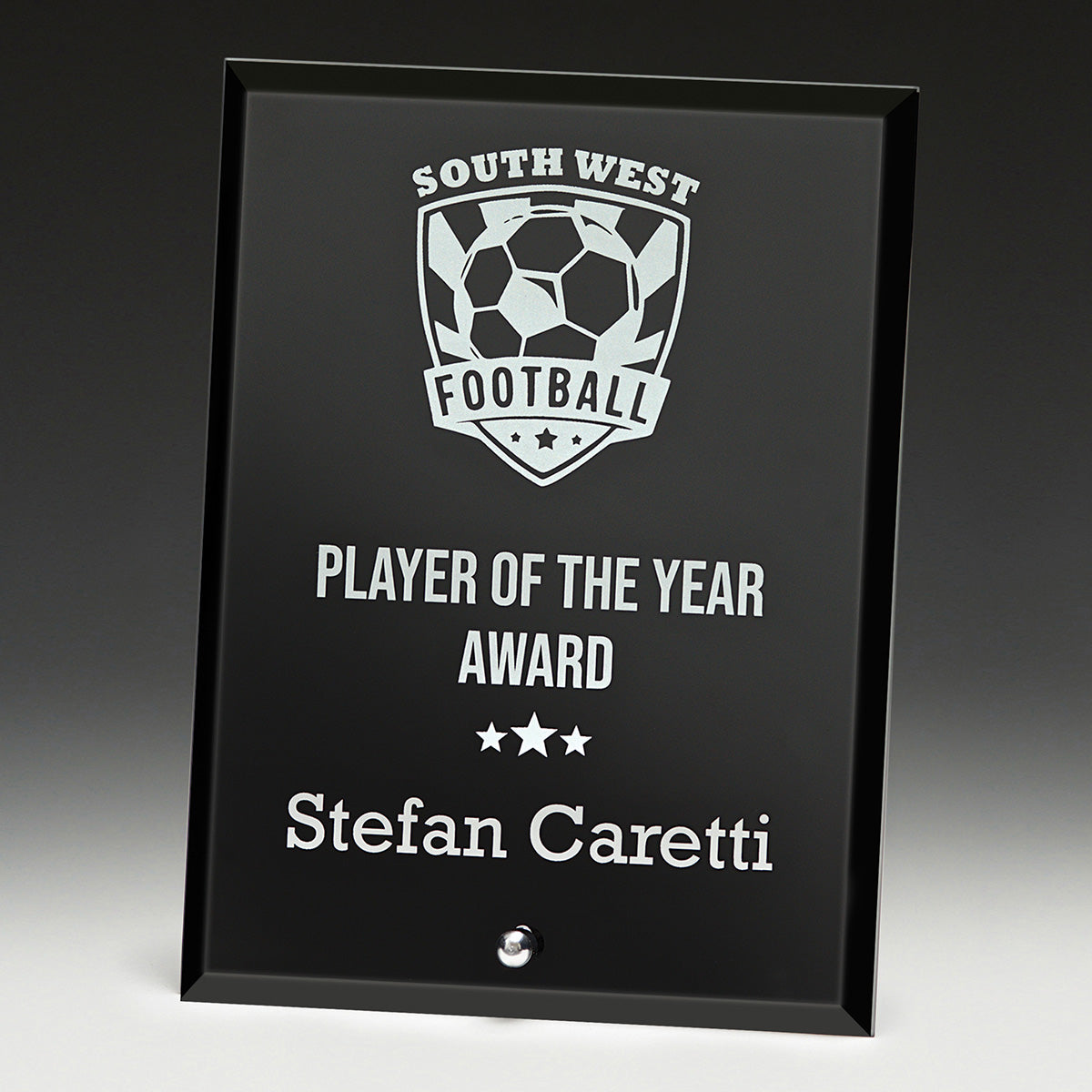 Radiant Plaque Black
