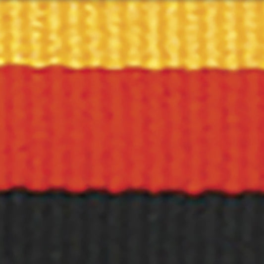 Gold / Red / Black Ribbon