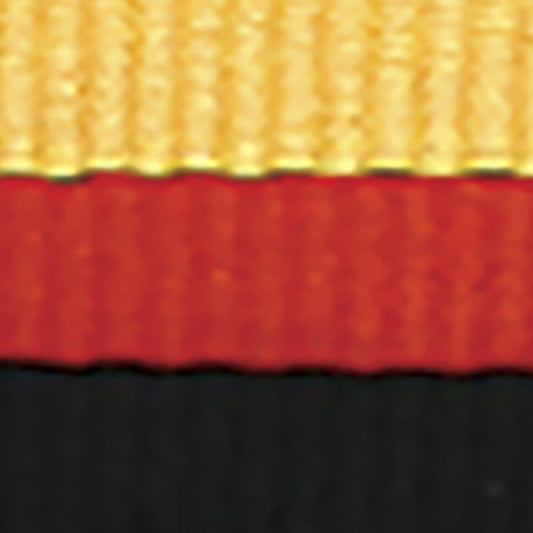 Yellow / Black / Red Ribbon