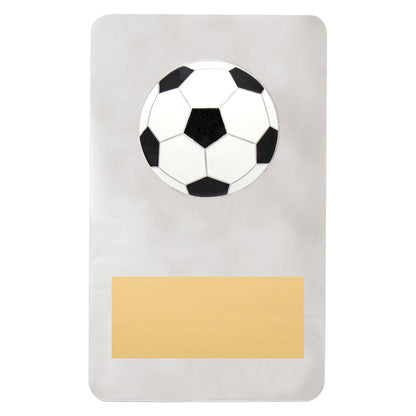 Metal Football Plaque